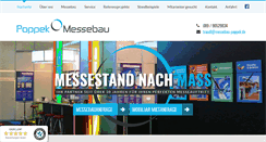 Desktop Screenshot of messebau-poppek.de